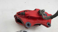 ⭕ 12-20 Tesla Model S Rear Passenger Side Caliper Red w/ Brake Hose Line Right