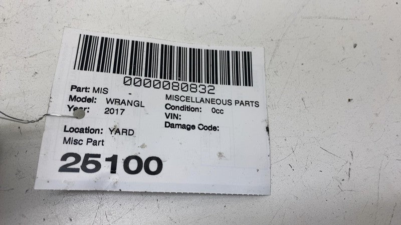 1SY99DX9AC ⭕ 2011-2017 Jeep Wrangler Rear Left 2nd Row Seat Belt & Retractor LH 1SY99DX9AC