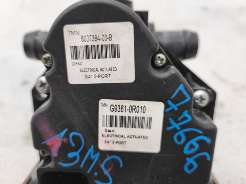 6007384 00 B 2012-2020 Tesla Model S MS 3-Way Port Coolant Valve Electric Actuator 3/4" inch