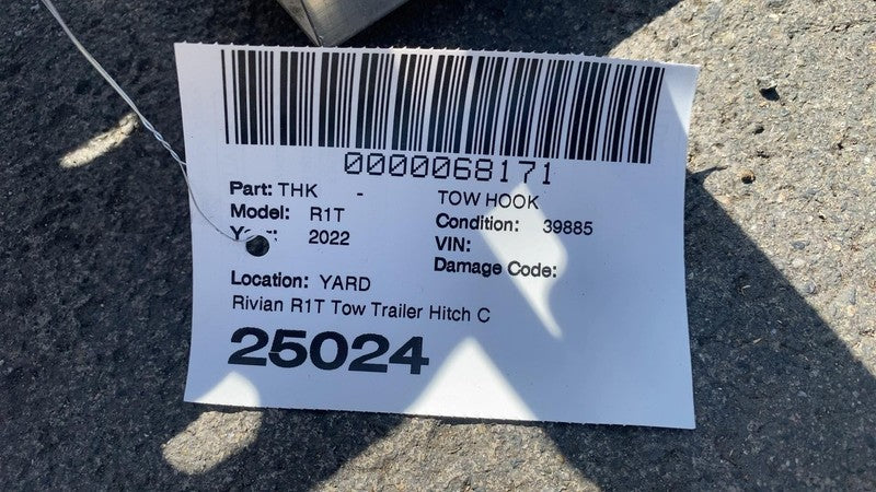 PT00003718-I ⭕ 2022-2024 Rivian R1T Rear Bumper Trailer Tow Hitch Bar Assembly PT00003718-I