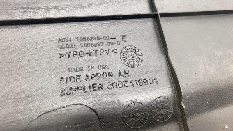 2016-2020 Tesla Model X MX Front Driver Side Underhood Apron Trim Cove