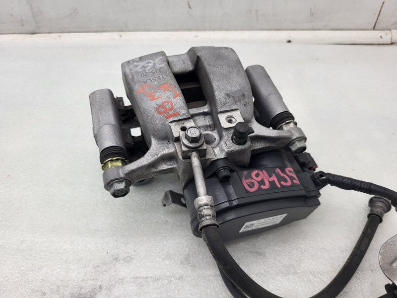 104462397F ⭕ 2017-2025 Tesla Model 3 Rear Left Caliper w/ Brake Line Hose BASE 1044623-97-F