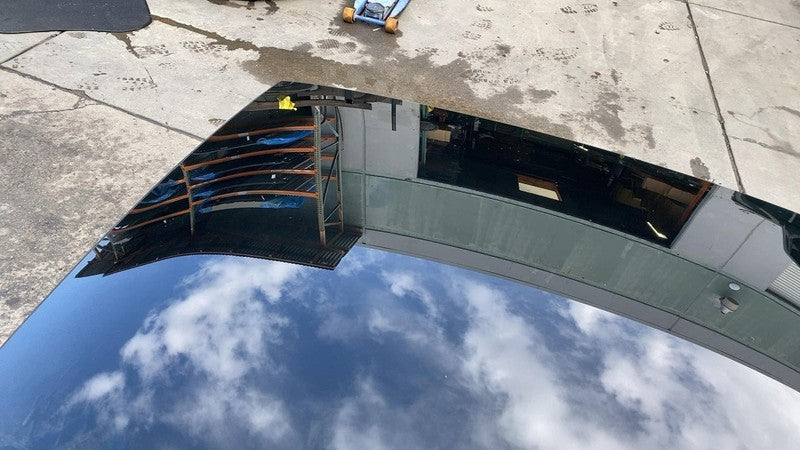 ⭕ 21-23 Model 3 M3 Rear Trunk Panoramic Backlite Glass Back Section 14