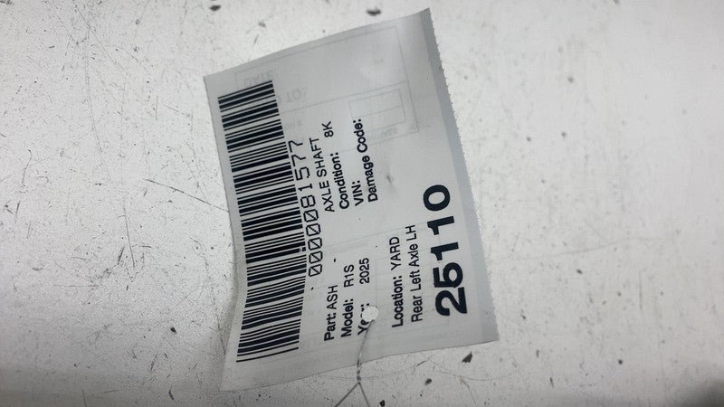 ⭕ 2022-2025 Rivian R1S Rear Driver Side Left CV Axle Half Shaft OEM PT