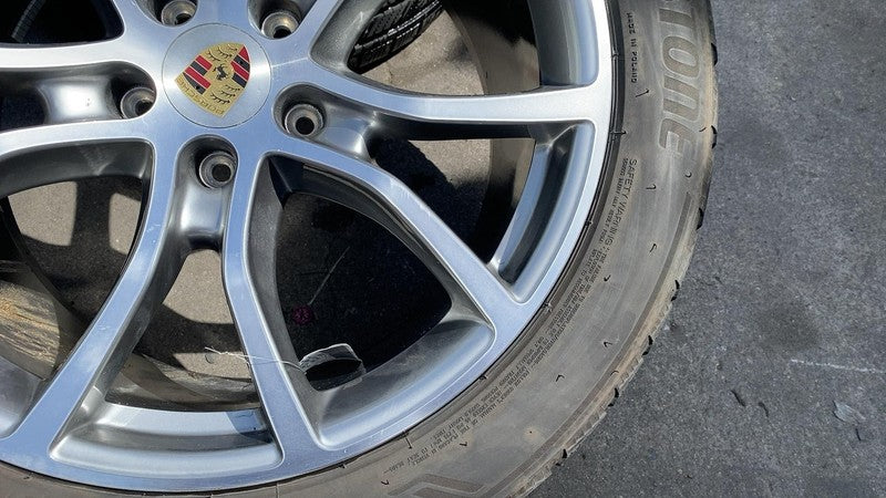 4N0 909 144 H ⭕2019-2024 Porsche Cayenne SET of 4 Front & Rear Wheel Rim 10 Bent Spoke w/ Tire