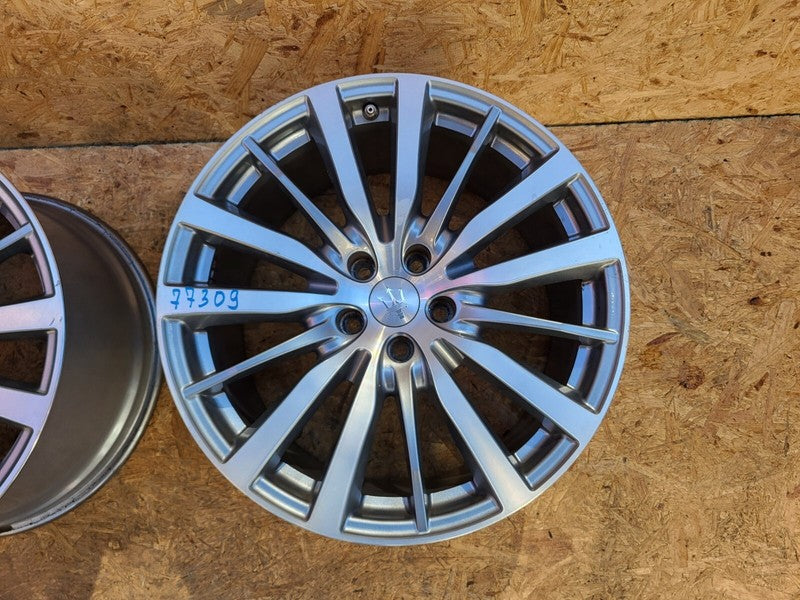 670016856 ⭕ 2014 2015 Maserati Ghibli PAIR Wheel Rim 19" inch 19x10J Assembly 670016856