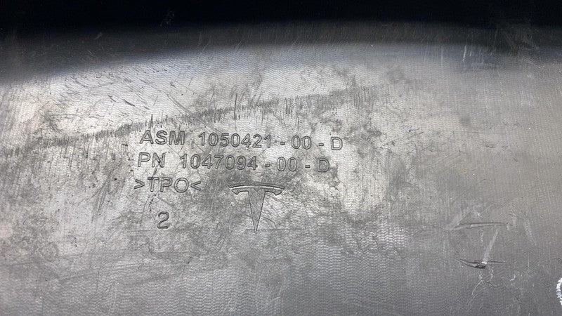 ⭕ 16-20 Model X Front Bumper Lower Under Tray Skid Plate Diffuser 1047