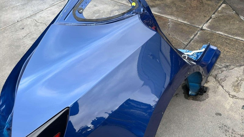 ⭕ 2020-2024 Tesla Model Y Rear Right Quarter Panel Structural Cutout Blue PPSB