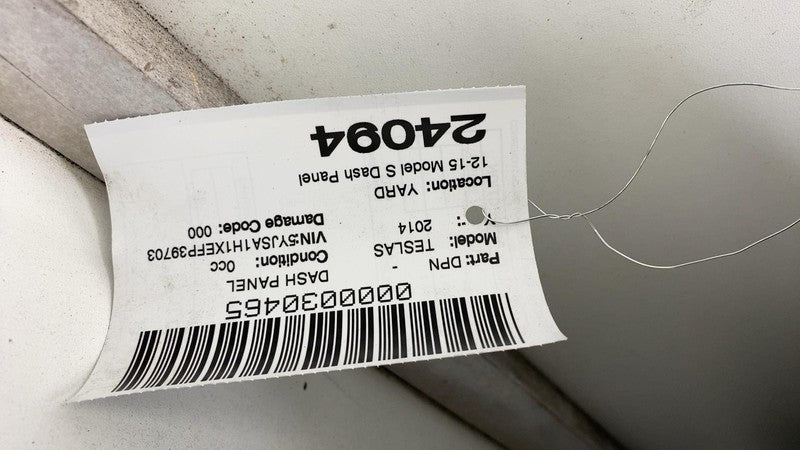 ⭕ 12-15 Tesla Model S MS Dashboard Instrument Panel Dash Trim Cover 10