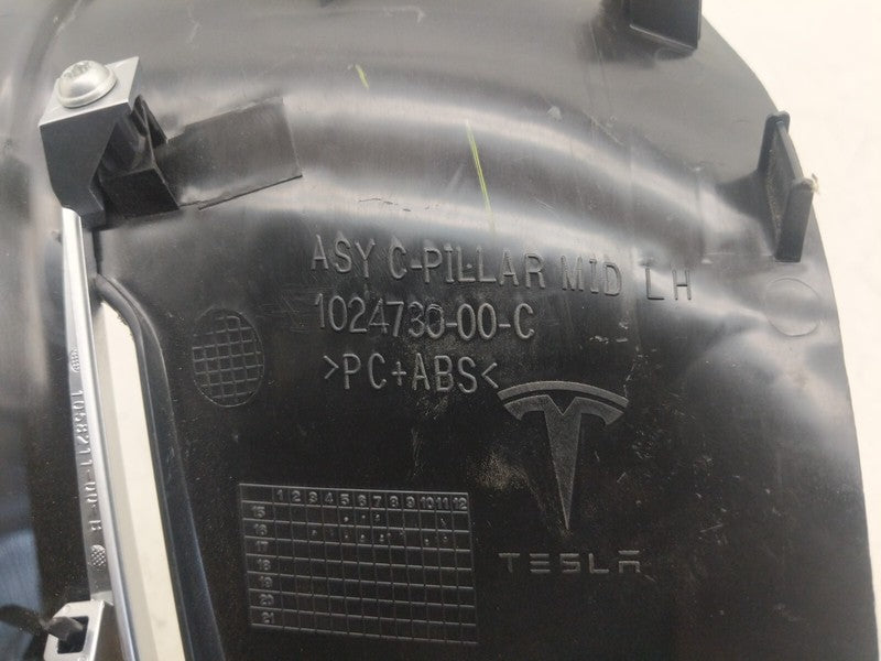 ⭕2016-2020 Tesla Model S Rear Left C-Pillar Middle Trim Cover Panel 10
