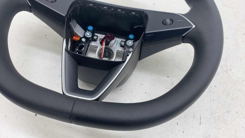 ⭕ 2024 2025 Tesla Model 3 Steering Wheel Leather Black Heated Assy 173