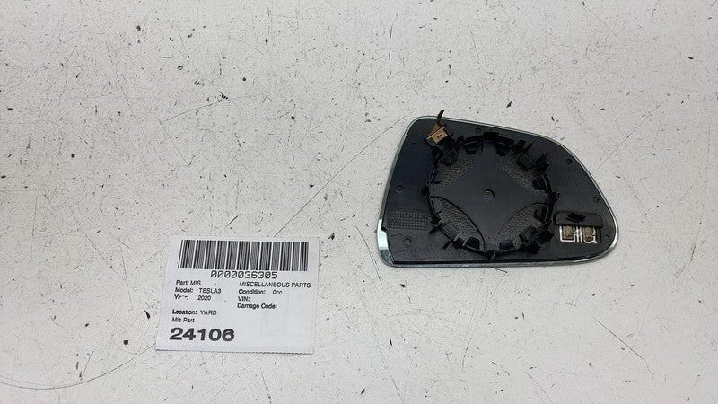 2287.3019 ⭕ 2017-2023 Tesla Model 3 M3 Front Driver Side Door Mirror Glass Left Assembly