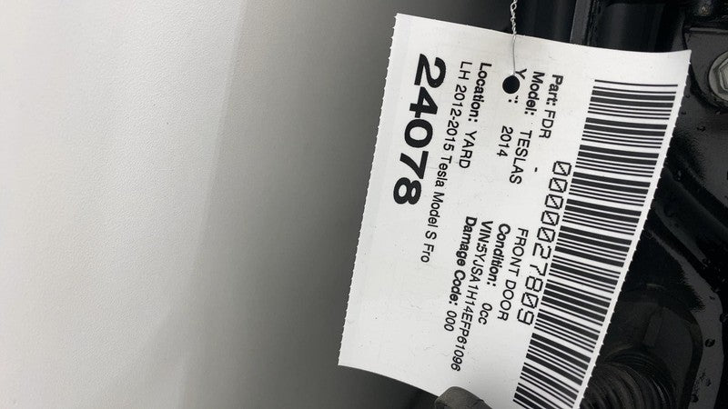 ⭕2012-2015 Tesla Model S Front Driver Side Door Shell Panel Left LH Bl