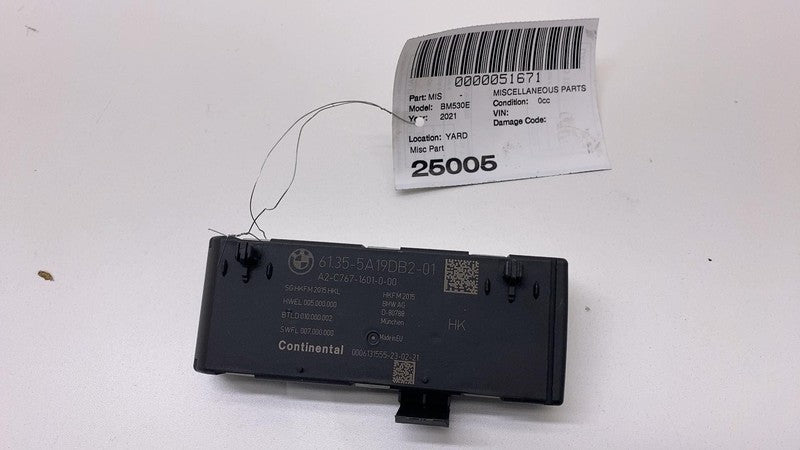 61.35-5A19DB2-01 2017-2022 BMW 530e G30 Rear Trunk Liftgate Tailgate Decklid Power Control Module