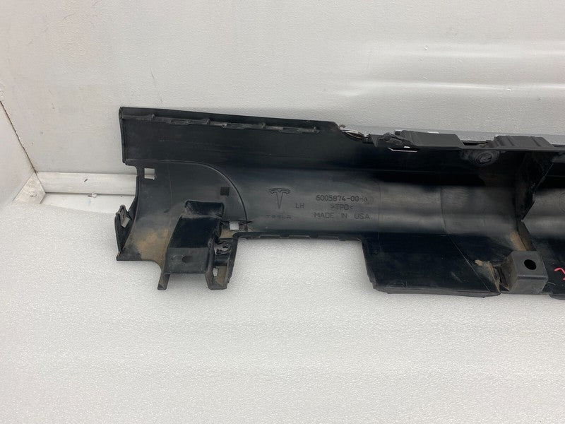 600587400G ⭕2012-2020 Model S Driver Side Rocker Panel Outer Sill Molding Left 6005874-00-G