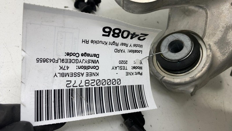⭕20-24 Model Y Rear Right Spindle Knuckle w/ Wheel Hub & Sensor AWD 11
