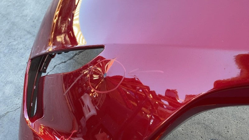 ⭕ 2024 Model Y MY Front Bumper Cover Red PR01 Non-Park Sensor Type 149