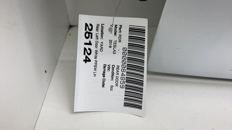 ⭕ 2017-2020 Tesla Model 3 Rear Driver Side Door Shell Panel Left LH Wh