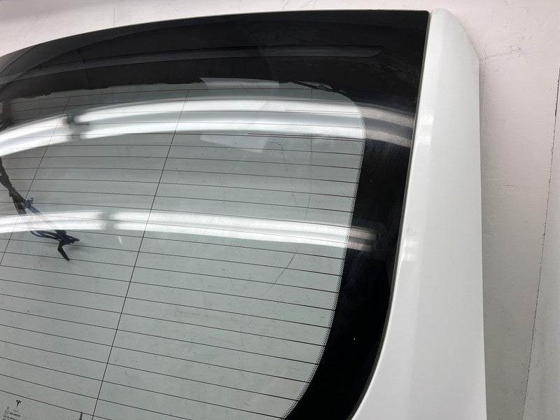 2012-2015 Tesla Model S Liftgate Hatch Gate Trunk Lid Tailgate Glass White PBCW