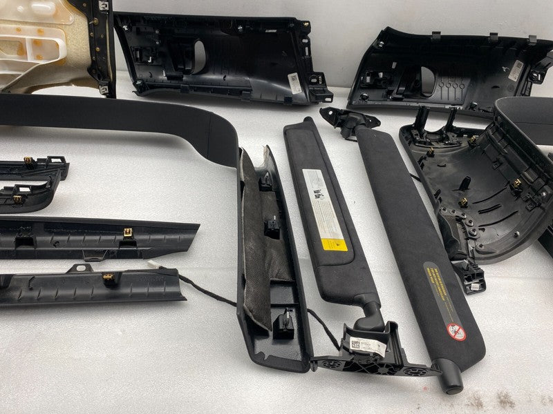 ⭕ 16-20 Tesla Model X SET Headliner Sunvisor Upper A + B + C-Pillar Tr