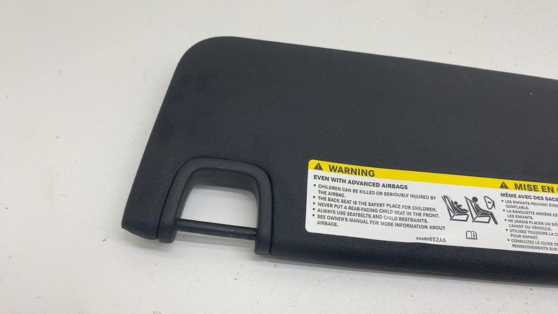 ⭕ 2011-2017 Jeep Wrangler Front Left & Right Windshield Sunvisor Black Sun Visor