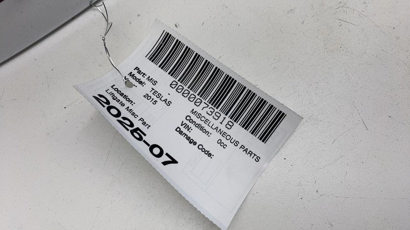 ⭕2012-2015 Model S Rear Liftgate Applique Trim Trunk Chrome Molding 10