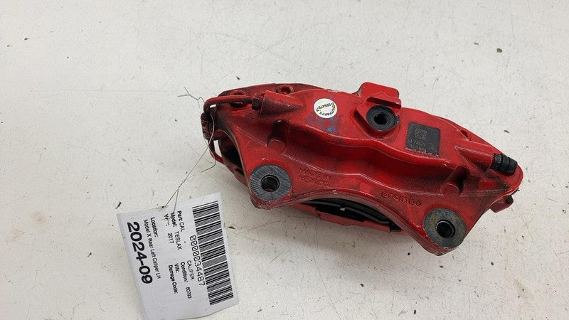 ⭕ 2016-2020 Tesla Model X MX Rear Driver Side Brembo Brake Caliper Red