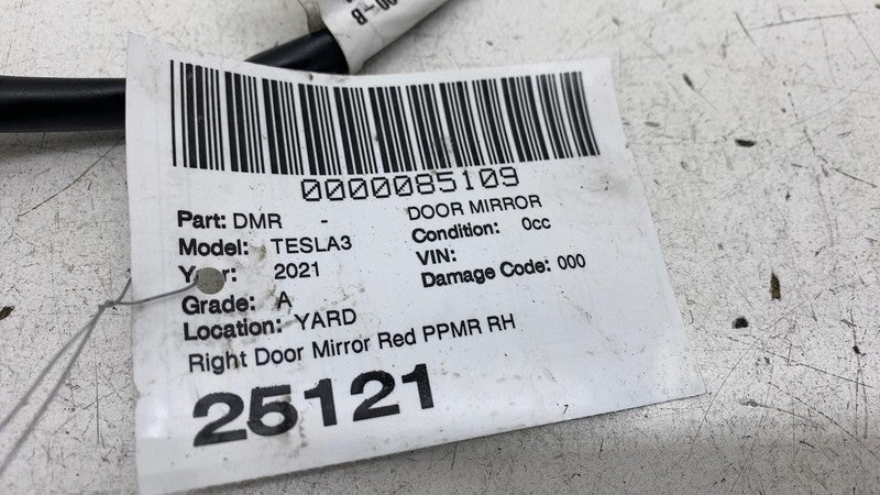 ⭕ 2021-2025 Tesla Model 3 Front Right Exterior Rear View Door Mirror R