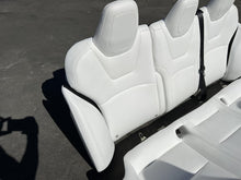 ⭕ 18-20 Tesla Model S Left & Right Front Bucket Seat + Rear 2nd Row Seat White