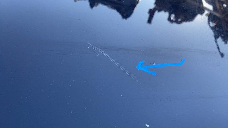 2012-2015 Tesla Model S Front Bonnet Hood Shell Panel w/ Insulation Liner - Blue