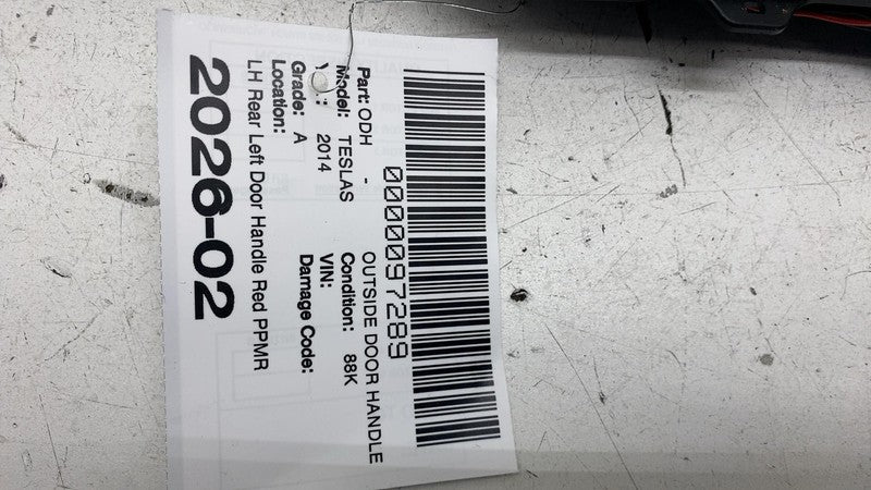 ⭕ 12-15 Tesla Model S Rear Driver Side Exterior Door Handle Outer Left