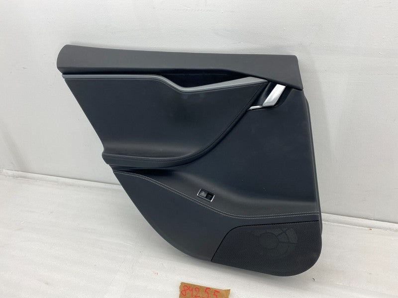 600613371L ⭕ 12-20 Tesla Model S Rear Left Interior Door Panel Trim Card Cover 6006133-71-L