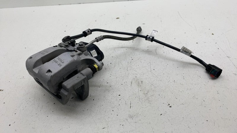 ⭕ 17-25 Tesla Model 3 M3 Rear Left Caliper w/ Brake Hose Line BASE 104