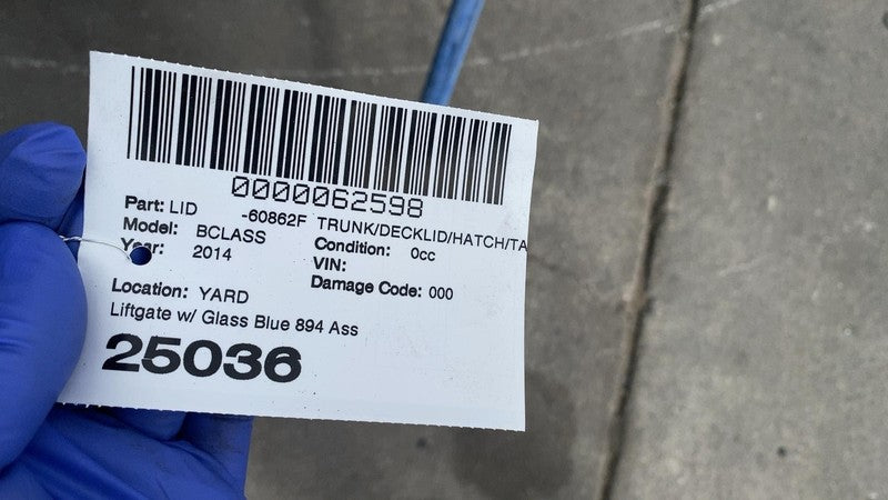 ⭕ 2014-2015 Mercedes-Benz B Electric Drive Liftgate w/ Camera & Glass 