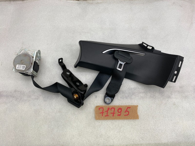 ⭕12-20 Model S Rear Right Seatbelt & Retractor w/ Mid C-Pillar Trim 10