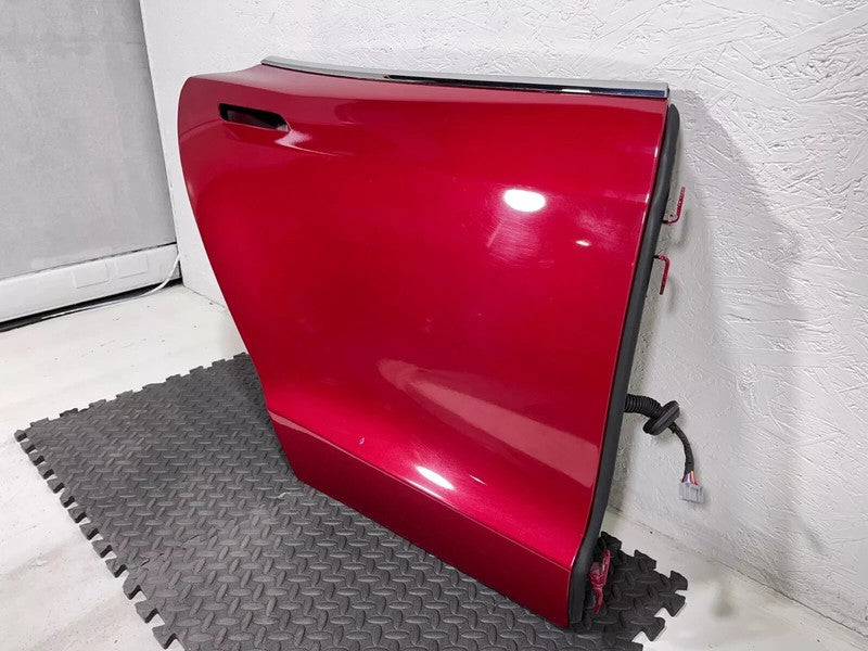 ⭕ 2016-2020 Tesla Model S MS Rear Passenger Side Door Shell Panel Right Red OEM