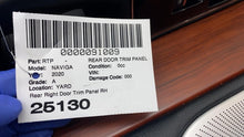 18-21 Lincoln Navigator Rear Right Interior Door Panel Trim Card JL7B-4027406-RD
