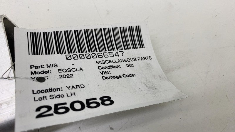 A 297 620 01 02 ⭕ 2022 Mercedes EQS 450+ Left Bumper Lower Extension Energy Absorber A2976200102