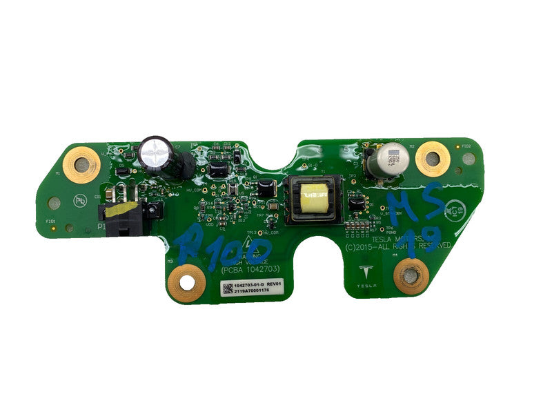 ⭕ 12-20 Model S PCBA High Voltage Battery Standby Supply Board Unit 1042703-01-G