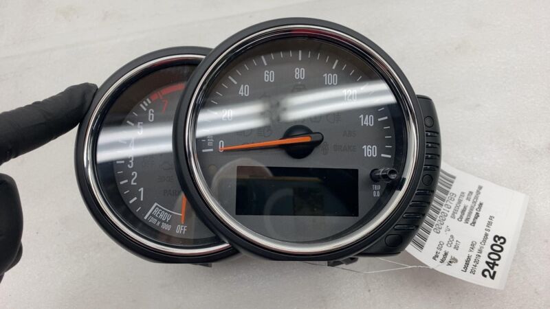 6843997 03 ⭕ 16-17 Mini Cooper S F55 F56 F57 F54 F60 Speedometer Instrument Cluster Gauge