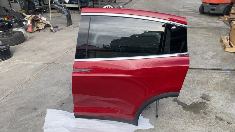 ⭕ 16-25 Tesla Model X Rear Left Falcon Door Shell Panel LH Red PPMR 10