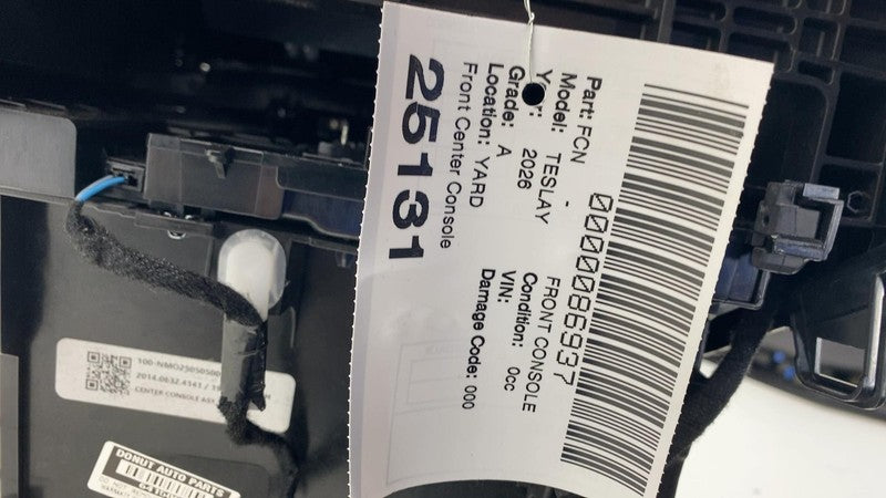 ⭕ 2025-2026 Model Y MY Juniper Front Center Console w/ Side Panels 193