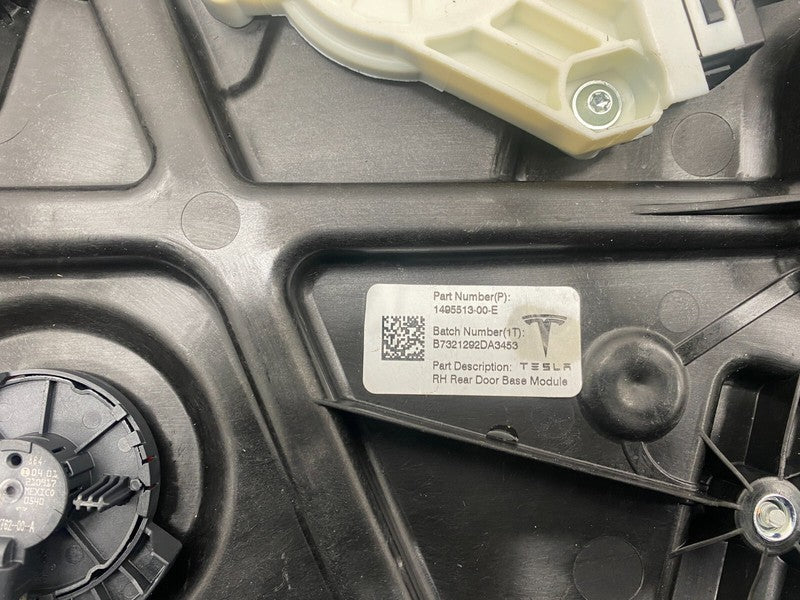 ⭕ 20-24 Tesla Model Y Rear Passenger Right Window Regulator & Motor 14