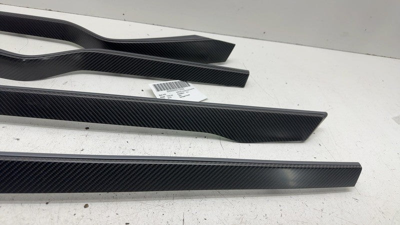 ⭕ 16-20 Tesla Model X SET of Front & Rear Left & Right Door Molding Tr