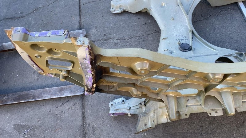 2128750 ST A 2024-2025 Tesla Cybertruck Rear Cast Under Body Frame Structure (DAMAGE PRESENT)