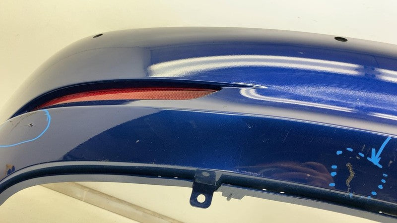 ⭕ 2017-2022 Tesla Model 3 Rear Bumper w/ Park Sensor & Reflector Lamp Blue PPSB