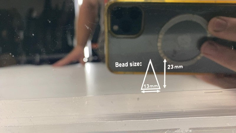 ⭕ 21-23 Model 3 Front Middle Panoramic Sun Moon Roof Window Glass 1587