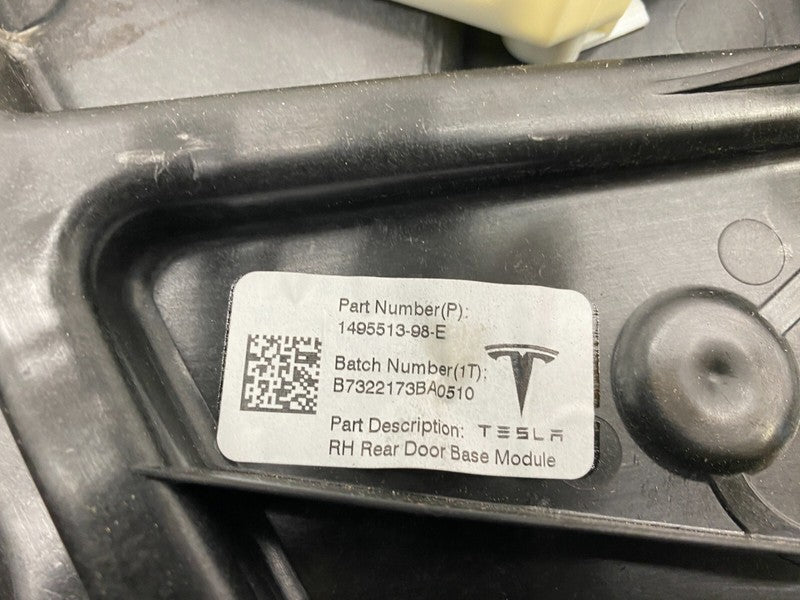 ⭕ 20-24 Tesla Model Y Rear Passenger Right Window Regulator & Motor 14