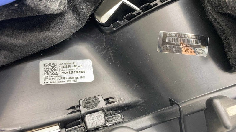 ⭕2020-2024 Tesla Model Y Rear Right C-Pillar Upper Trim Cover Panel 18
