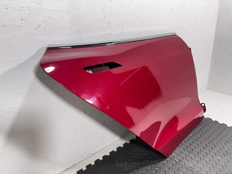 ⭕ 2016-2020 Tesla Model S MS Rear Passenger Side Door Shell Panel Right Red OEM